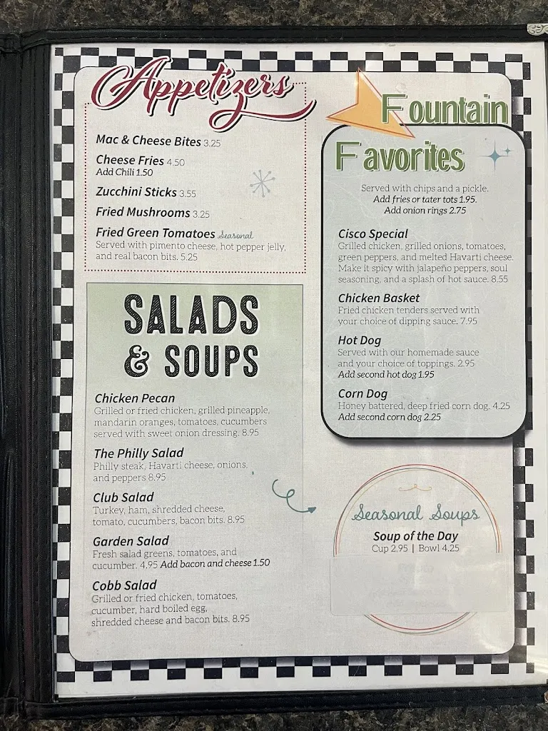 Menu_Griffith & Feil Soda Fountain_Kenova, WV_image_old_3
