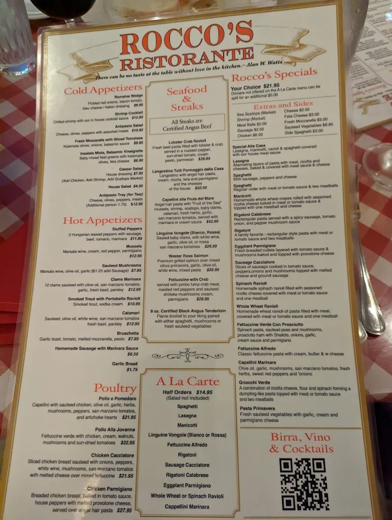 Menu_Rocco's Ristorante_Ceredo, WV_image_old_1
