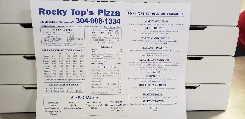Menu_Rocky Tops Pizza_Kenova, WV_image_old_1