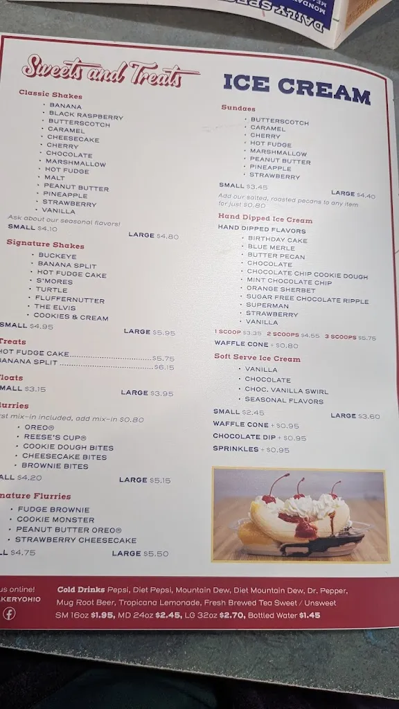 Menu_The Shakery: Eats & Treats South Point_South Point, OH_image_old_1