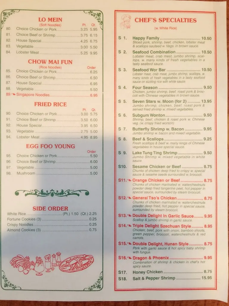 Menu_China House_Huntington, WV_image_old_1