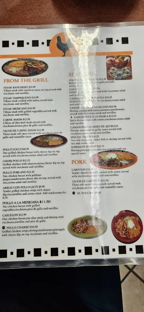 Menu_El Gallo Mexican Restaurant_Sutton, WV_image_old_2