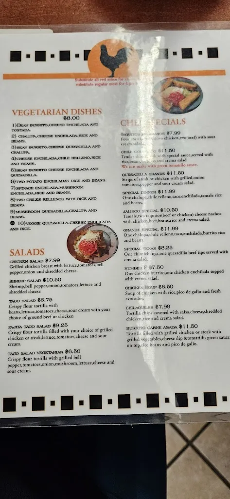 Menu_El Gallo Mexican Restaurant_Sutton, WV_image_old_3