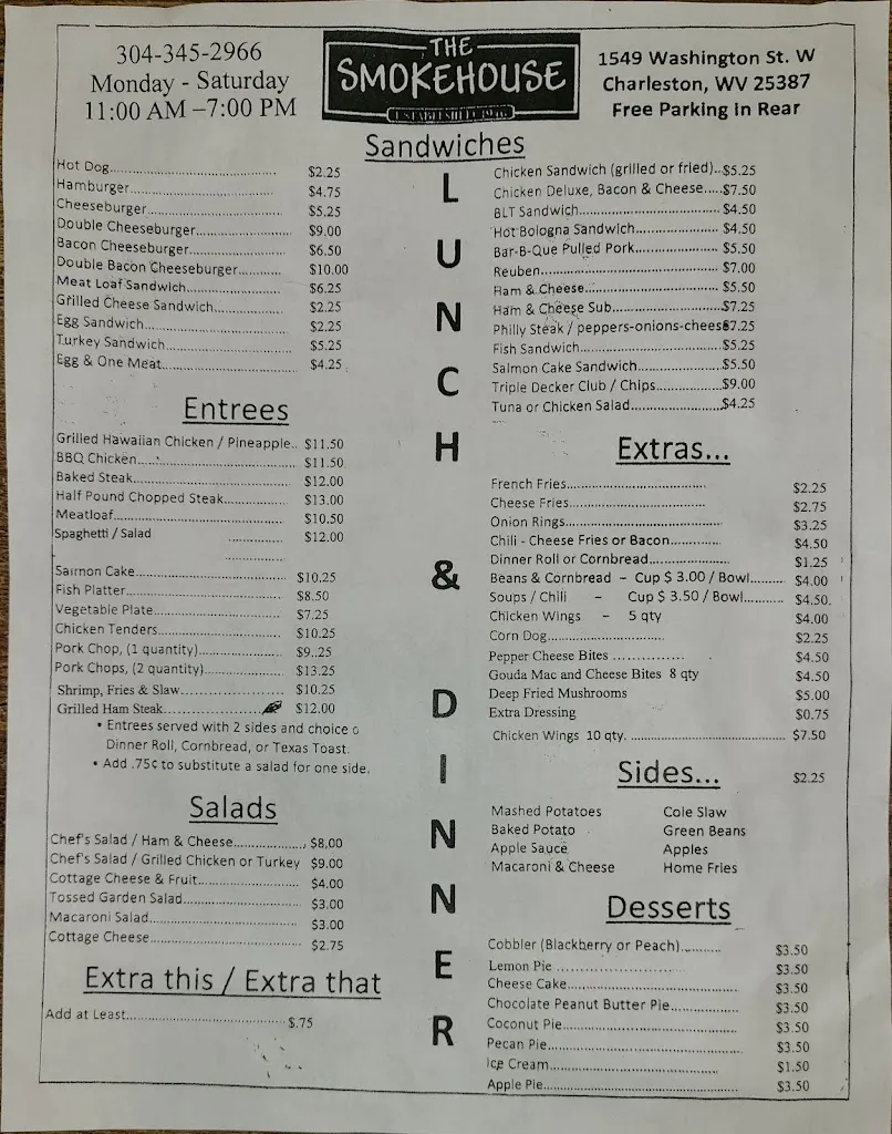 Menu_Smokehouse_Charleston, WV_image_old_2