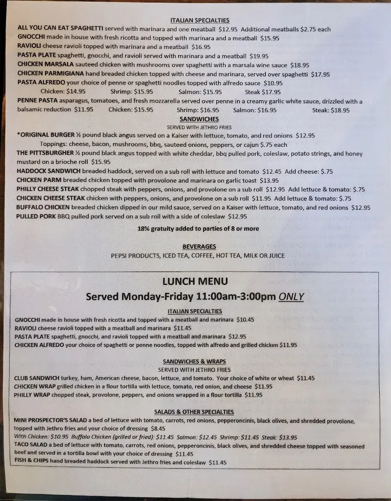 Menu_Jethro's_Altoona, PA_image_old_1