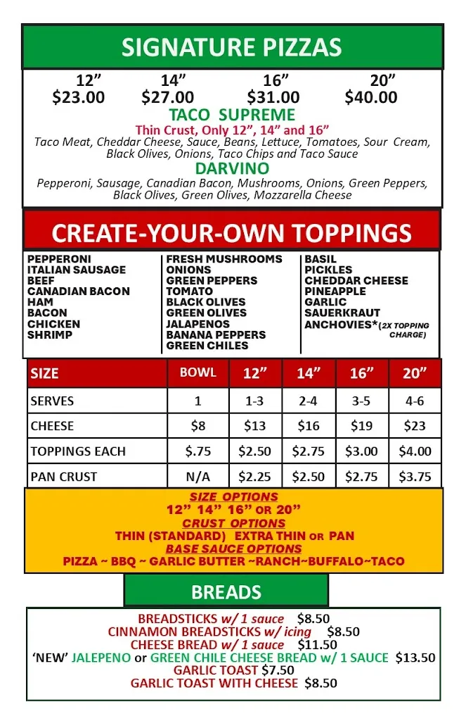 Menu_State Street Pizza_Fox Lake, WI_image_old_1