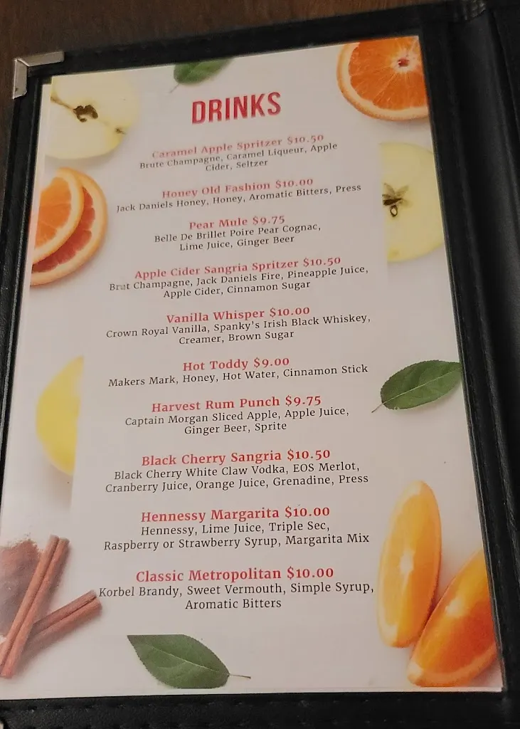 Menu_Chancery Restaurant & Pub_Mequon, WI_image_old_2