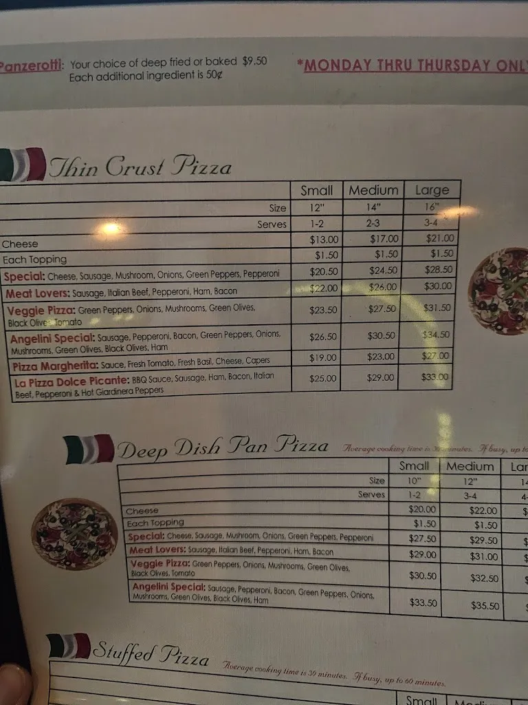 Menu_Angelini's_Onalaska, WI_image_old_2