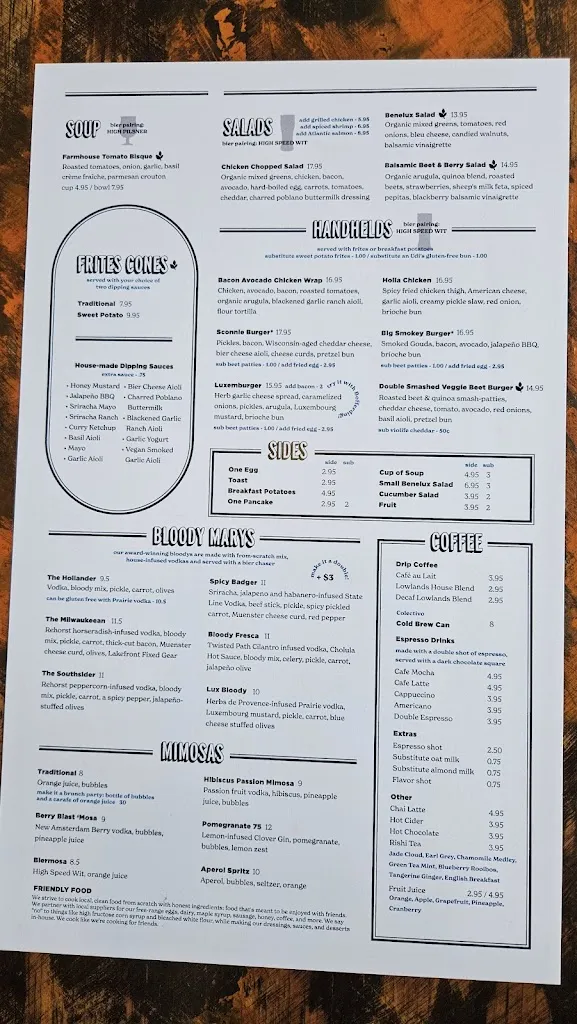 Menu_Café Hollander Brookfield Corners_Brookfield, WI_image_old_2