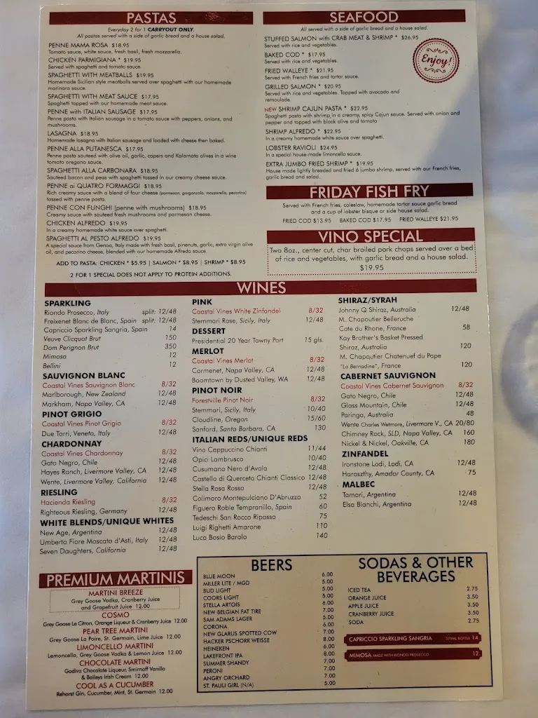 Menu_Vino Cappuccino_Brookfield, WI_image_old_3