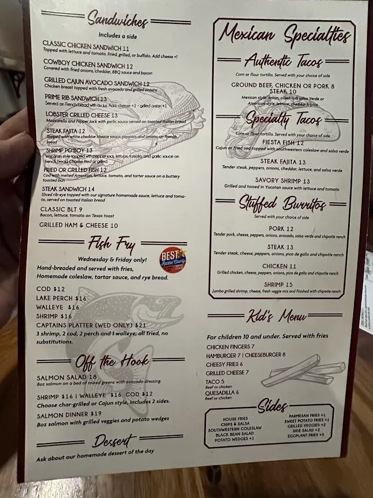 Menu_Joey's West_Franksville, WI_image_old_2