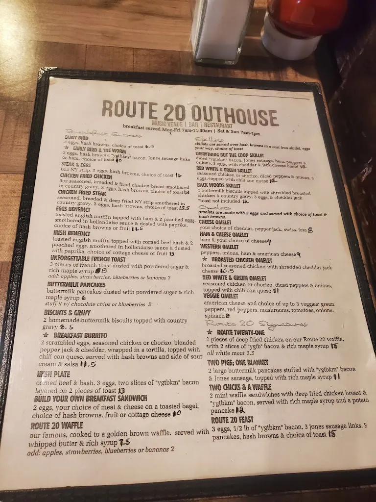 Menu_Route 20_Sturtevant, WI_image_old_2