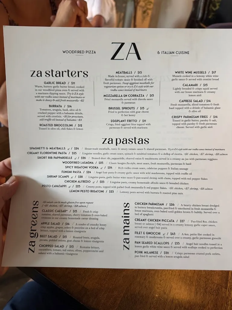 Menu_Za_Elm Grove, WI_image_old_1