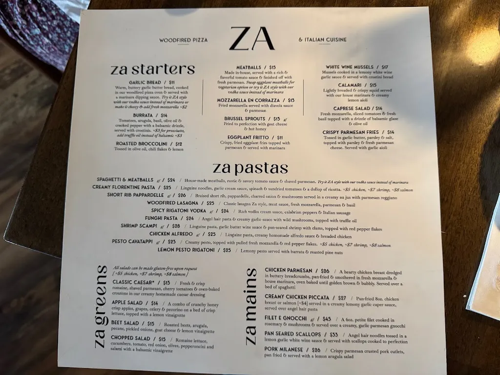 Menu_Za_Elm Grove, WI_image_old_2