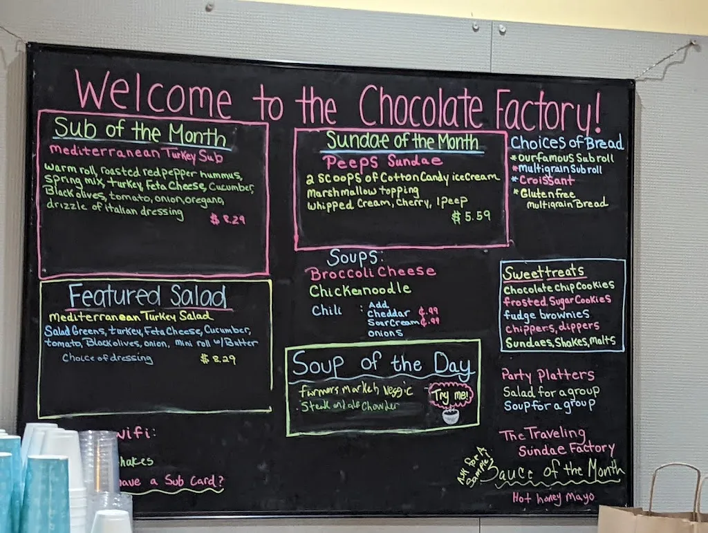Menu_The Chocolate Factory_Elm Grove, WI_image_old_1