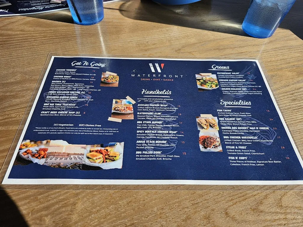 Menu_Waterfront Restaurant at The Abbey Resort_Fontana-On-Geneva Lake, WI_image_old_2