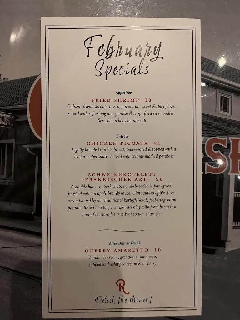 Menu_Relish Supper Club_Germantown, WI_image_old_2