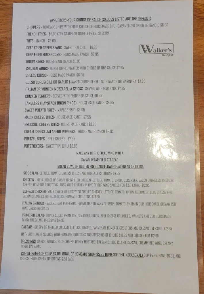 Menu_Walkers Bar & Grill_Ripon, WI_image_old_3