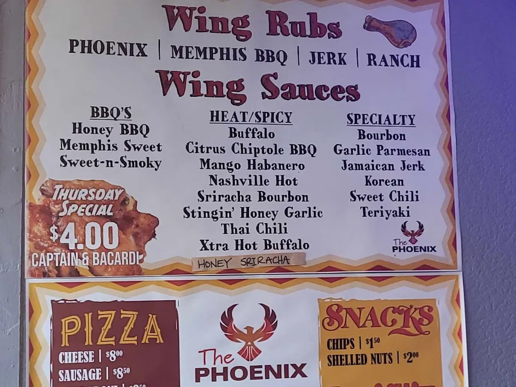 Menu_Phoenix Restaurant_Hartland, WI_image_old_2