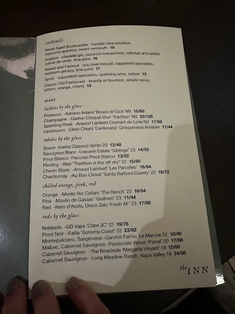 Menu_The Inn - Hartland_Hartland, WI_image_old_1