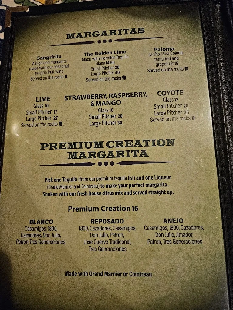 Menu_Señor Tomas Mexican - Latin Restaurant_Hartland, WI_image_old_1