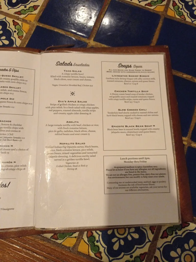 Menu_Señor Tomas Mexican - Latin Restaurant_Hartland, WI_image_old_3