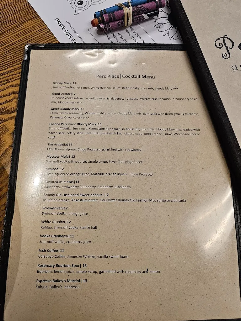 Menu_Perc Place_Hartford, WI_image_old_1