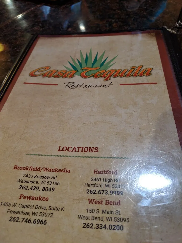 Menu_Casa Tequila_Hartford, WI_image_old_1