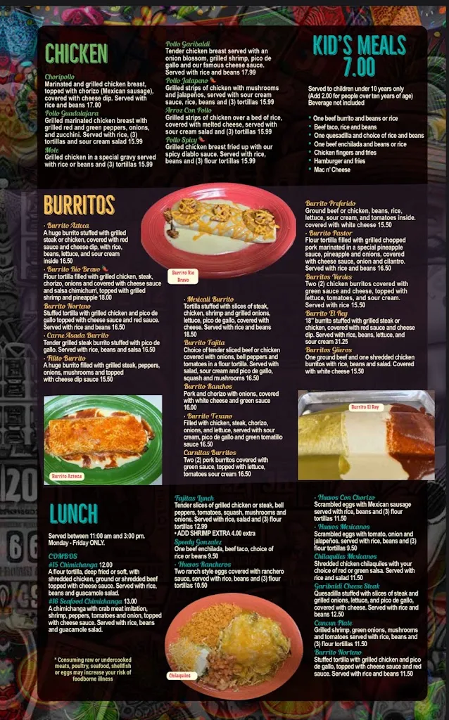 Menu_Garibaldi Mexican Bar and Grill_Hartford, WI_image_old_2