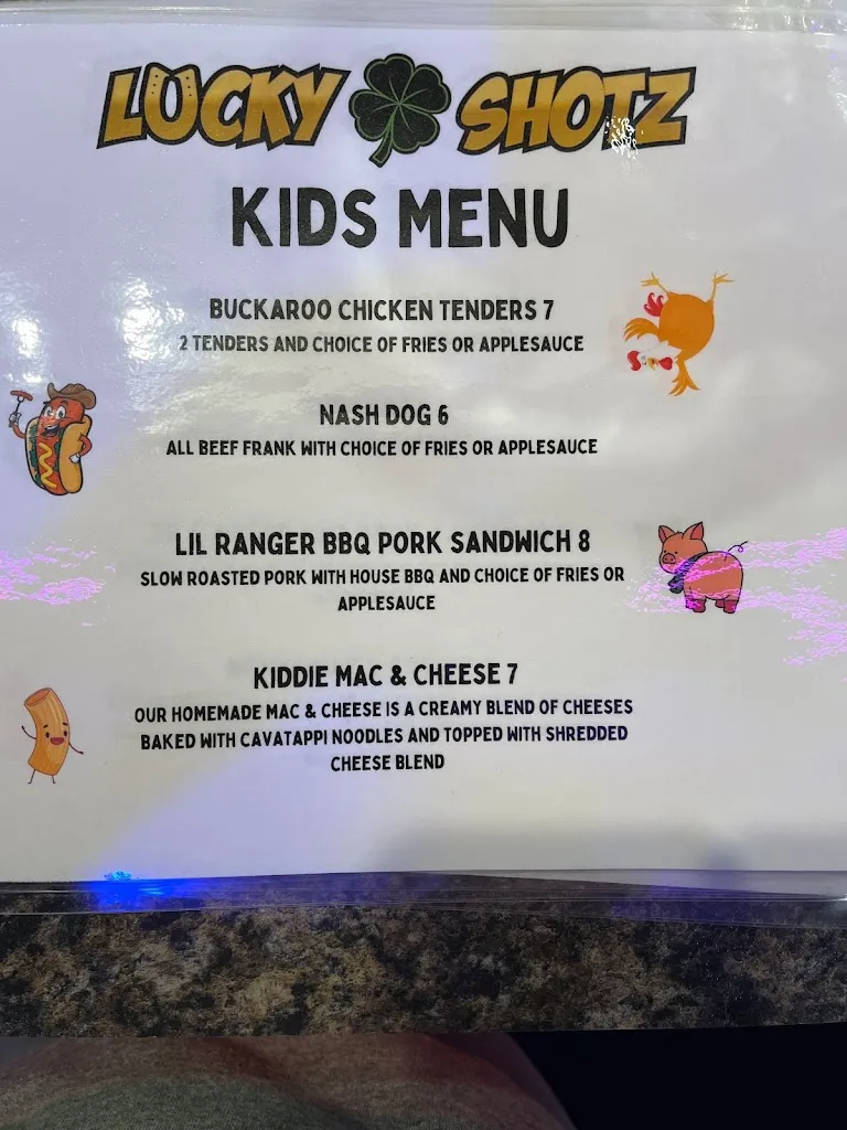 Menu_Lucky Shotz_Hartford, WI_image_old_3