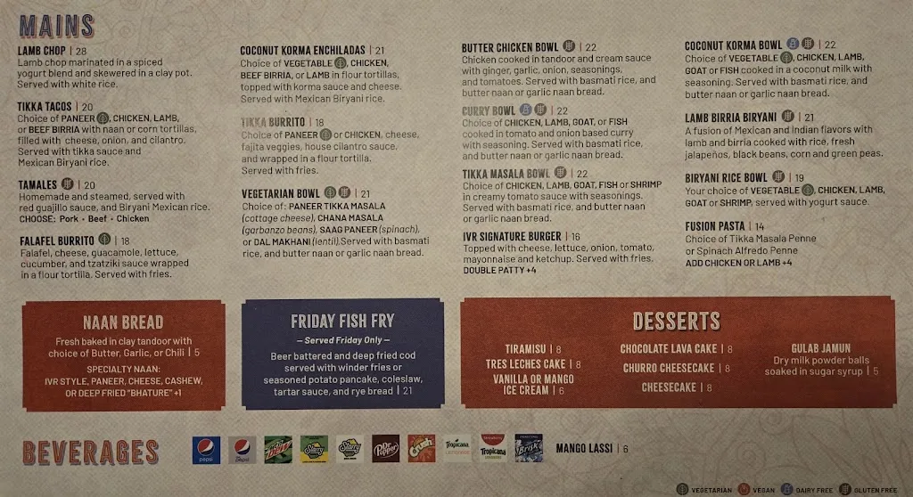 Menu_IVR Restaurant & Bar_Kaukauna, WI_image_old_3