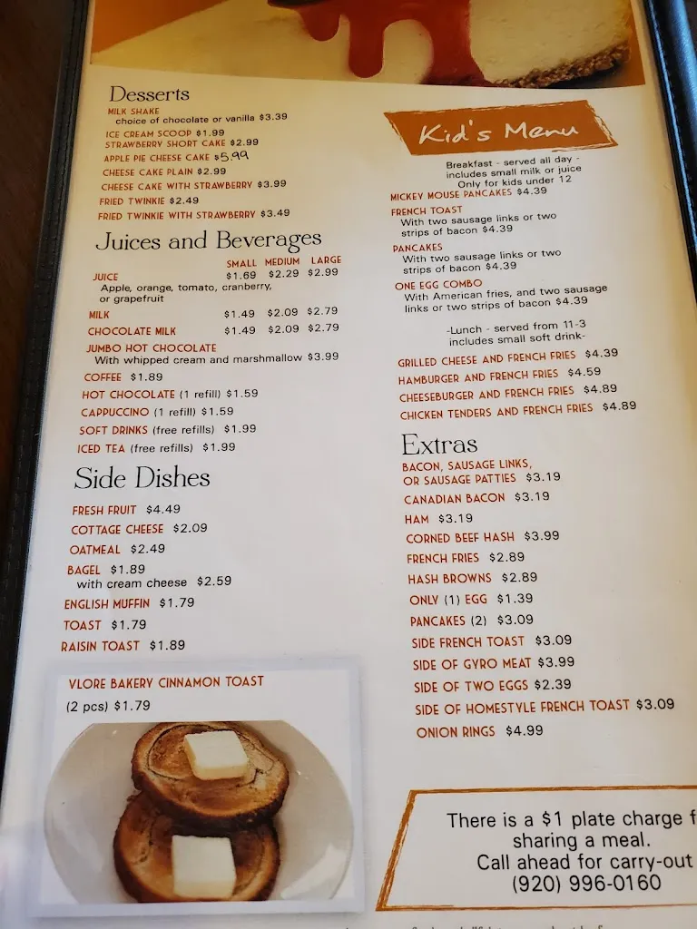 Menu_Chefo's Pancake House_Kimberly, WI_image_old_3