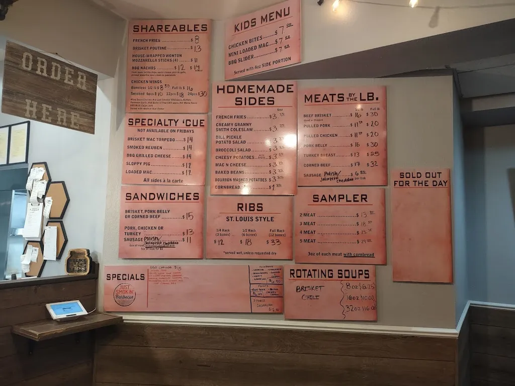 Menu_Just Smokin' Barbecue_Lannon, WI_image_old_2