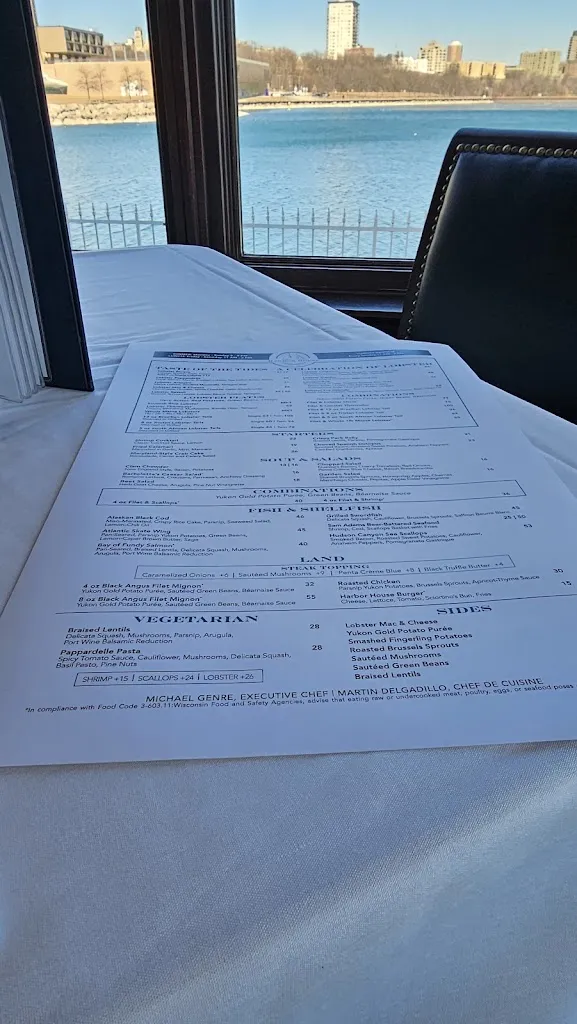 Menu_Harbor House_Milwaukee, WI_image_old_1