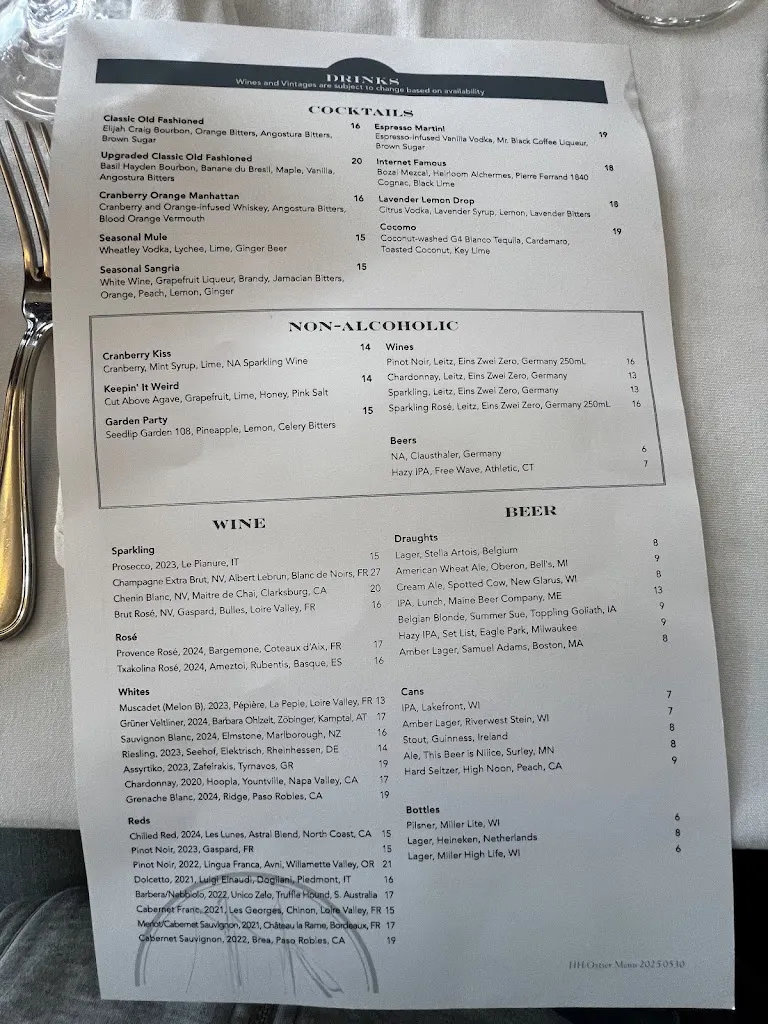Menu_Harbor House_Milwaukee, WI_image_old_3