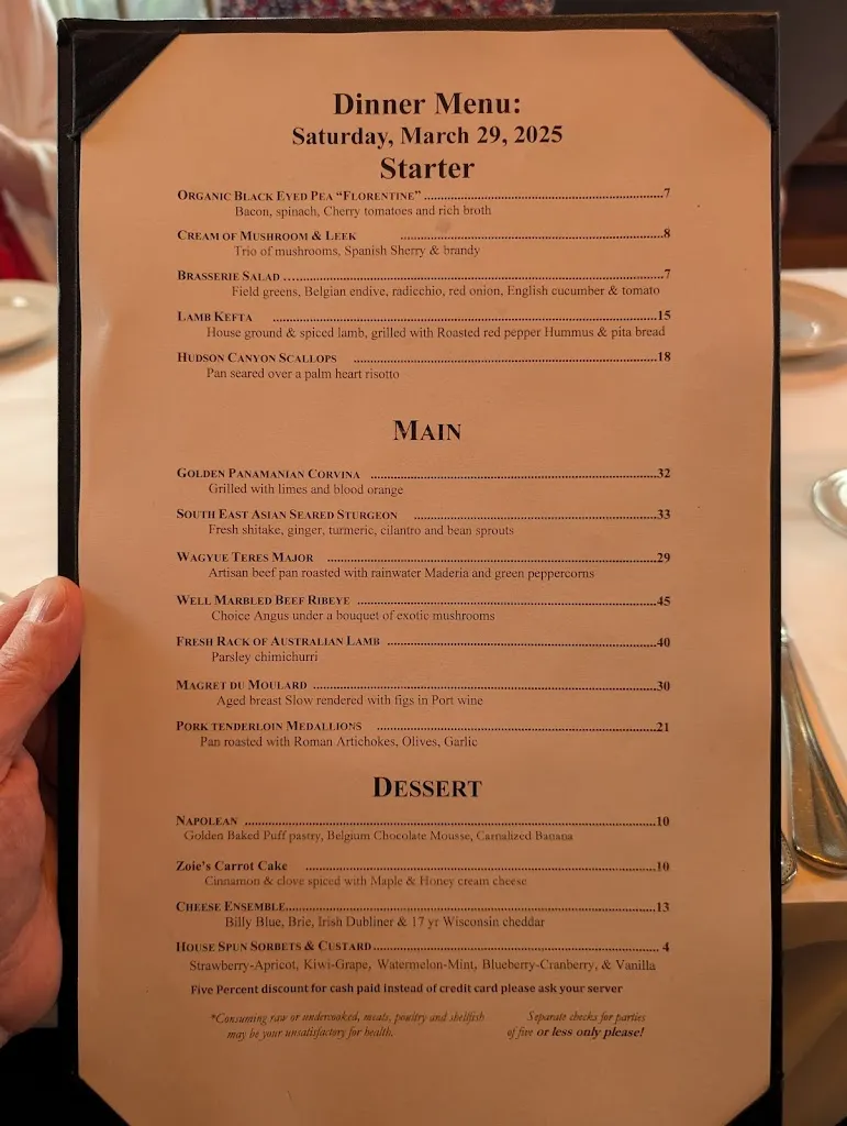 Menu_Lagniappe Brasserie_17001 W Greenfield Ave, New_image_old_1