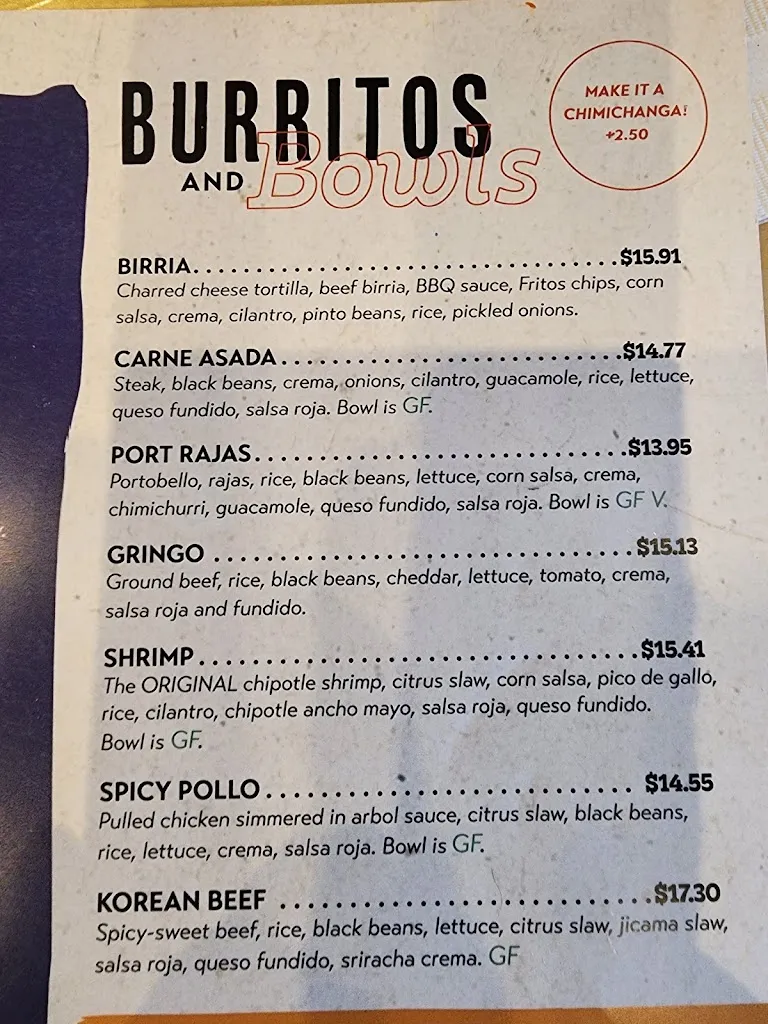Menu_BelAir Cantina_Oak Creek, WI_image_old_2