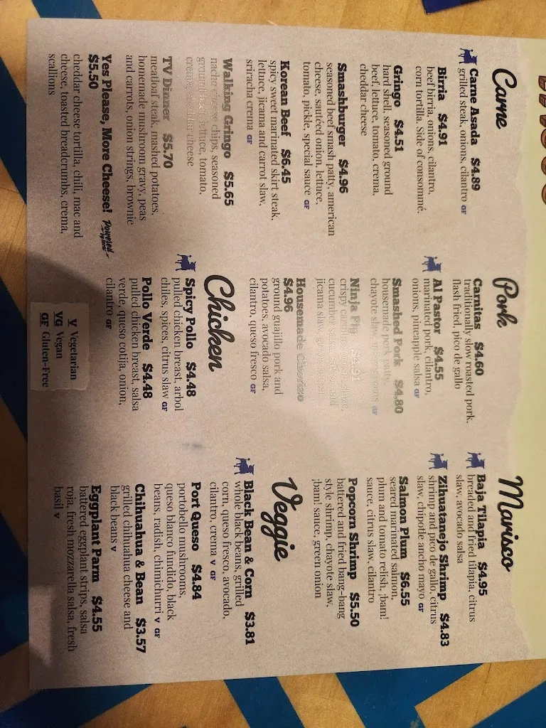 Menu_BelAir Cantina_Oak Creek, WI_image_old_3