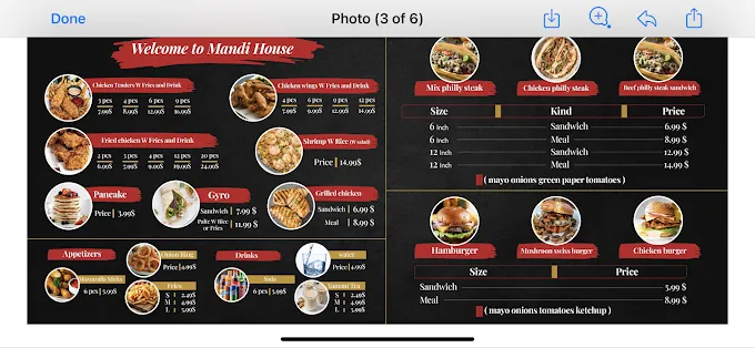 Menu_MANDi restaurant_Oak Creek, WI_image_old_1