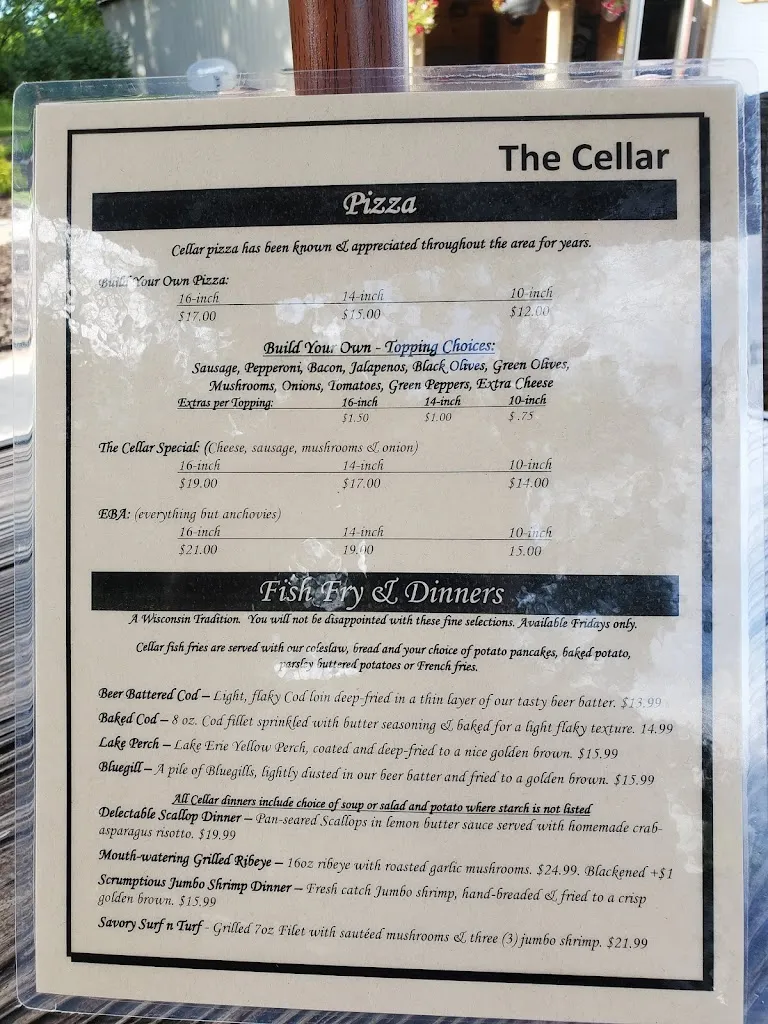 Menu_The Cellar Pub & Grill_Oak Creek, WI_image_old_3