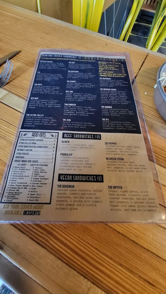 Menu_Fork & Tap_Port Washington, WI_image_old_1
