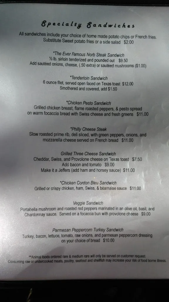 Menu_Juice's Ghost Town_Grafton, WI_image_old_1