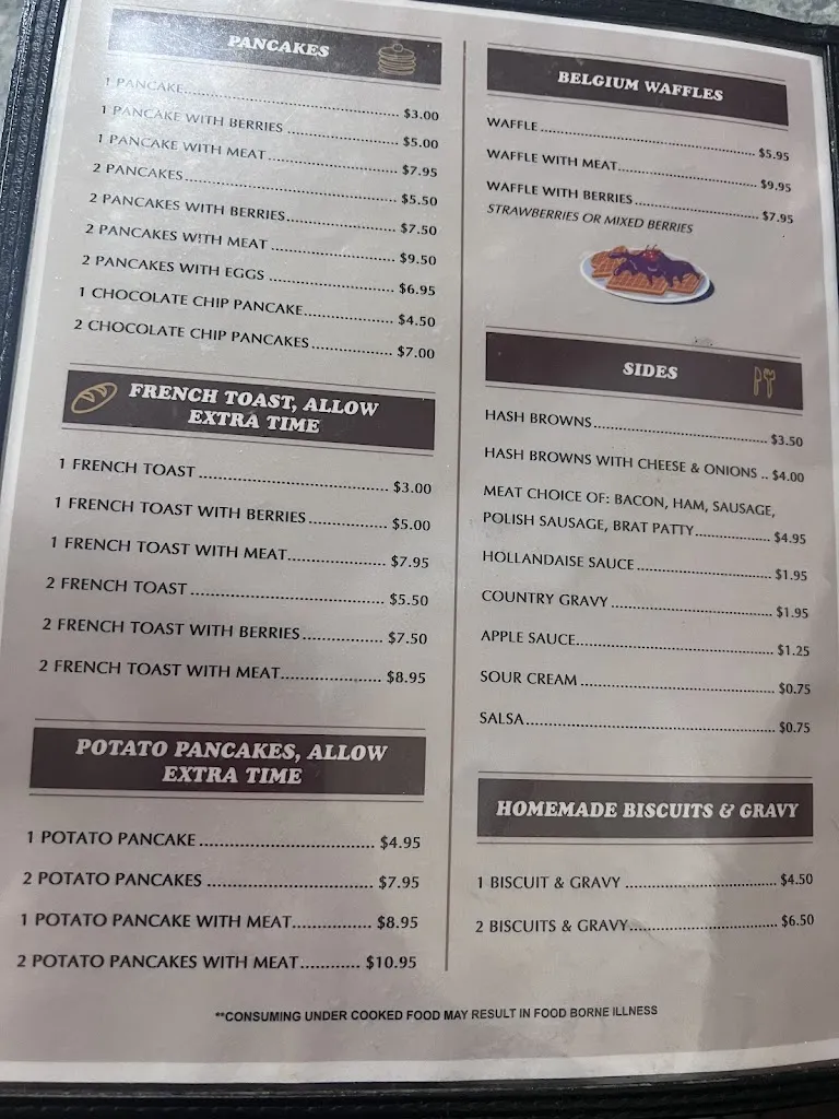 Menu_Rivers Edge Restaurant_Saukville, WI_image_old_1