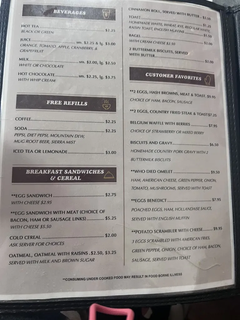 Menu_Rivers Edge Restaurant_Saukville, WI_image_old_2
