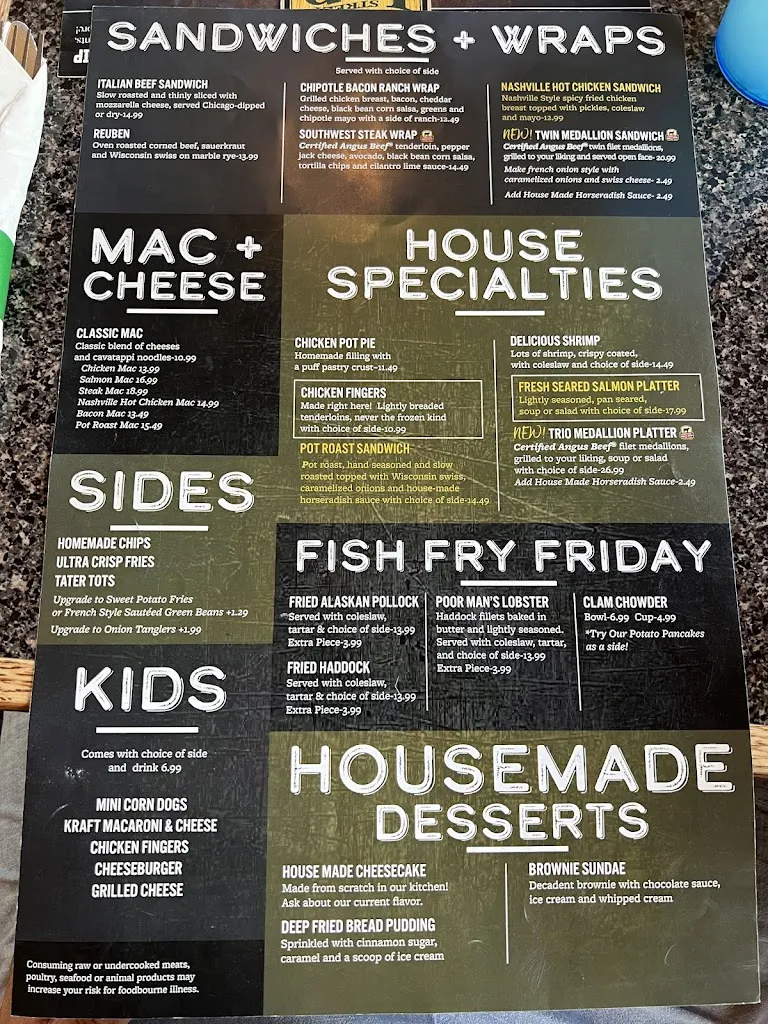 Menu_75th Street Inn_Salem Lakes, WI_image_old_1