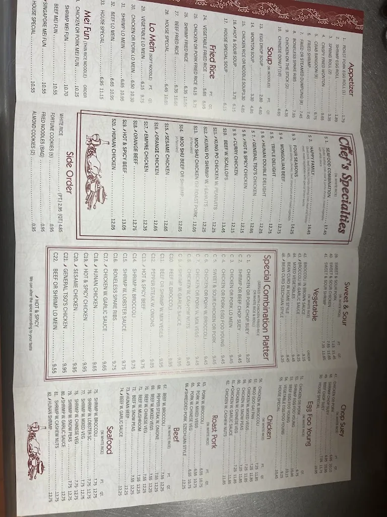 Menu_Lucky Chen_Salem Lakes, WI_image_old_1