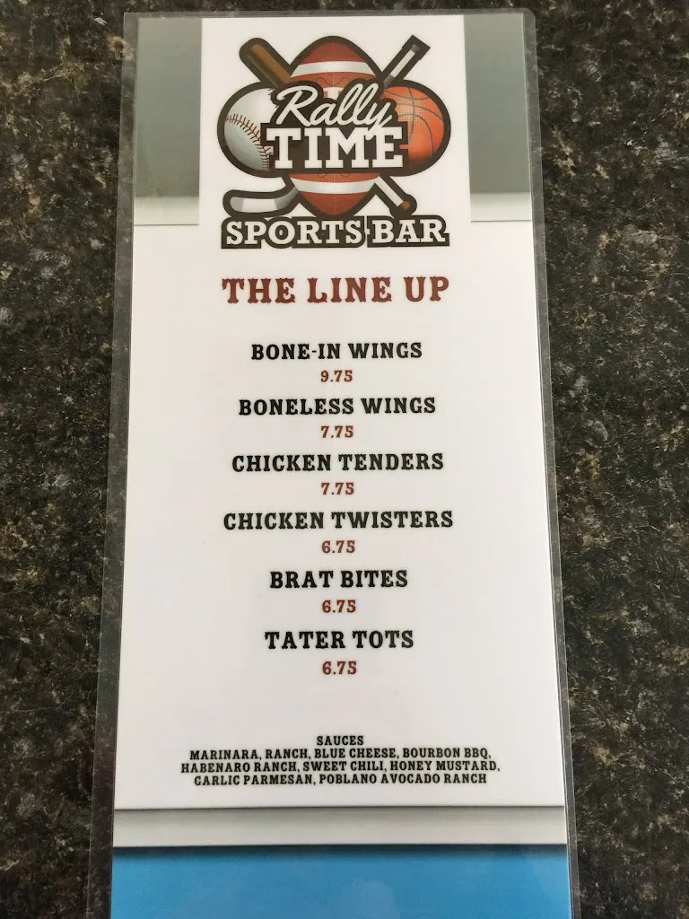 Menu_Rally Time Sports Bar_Saukville, WI_image_old_2