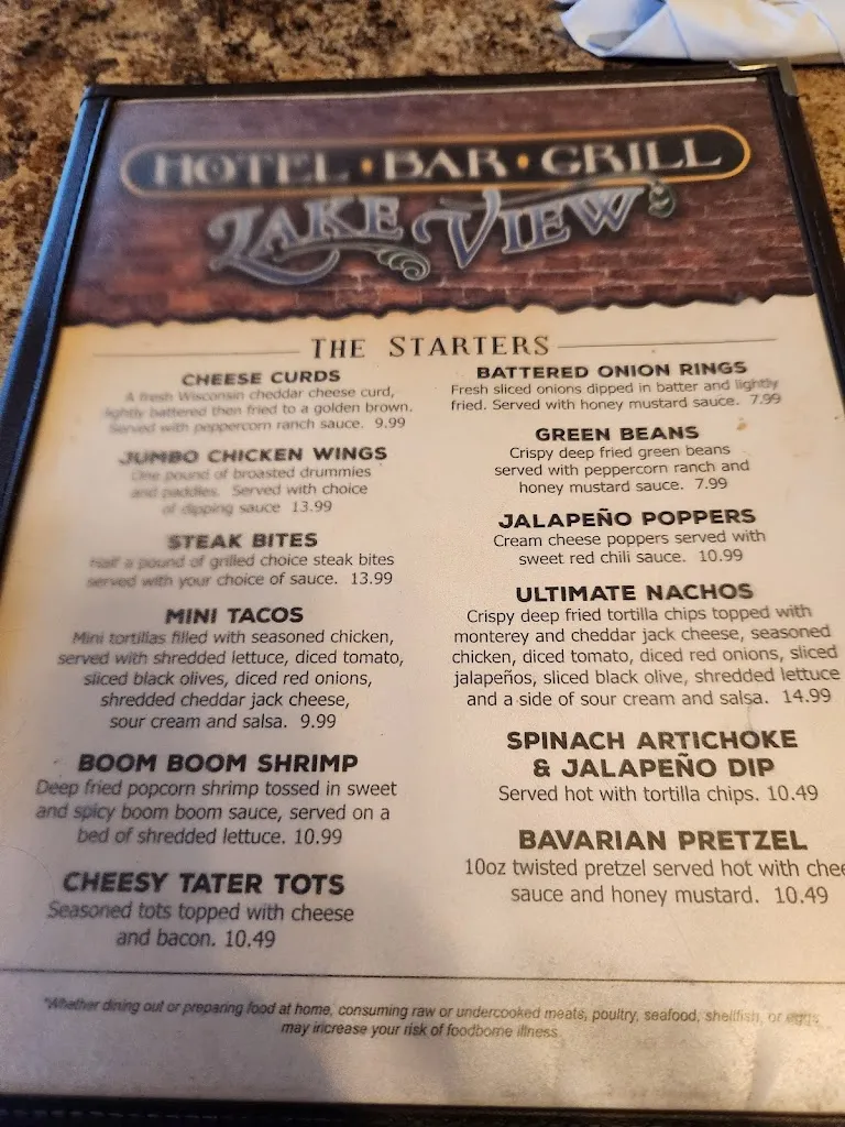 Menu_Lakeview Bar and Grill_Shell Lake, WI_image_old_1