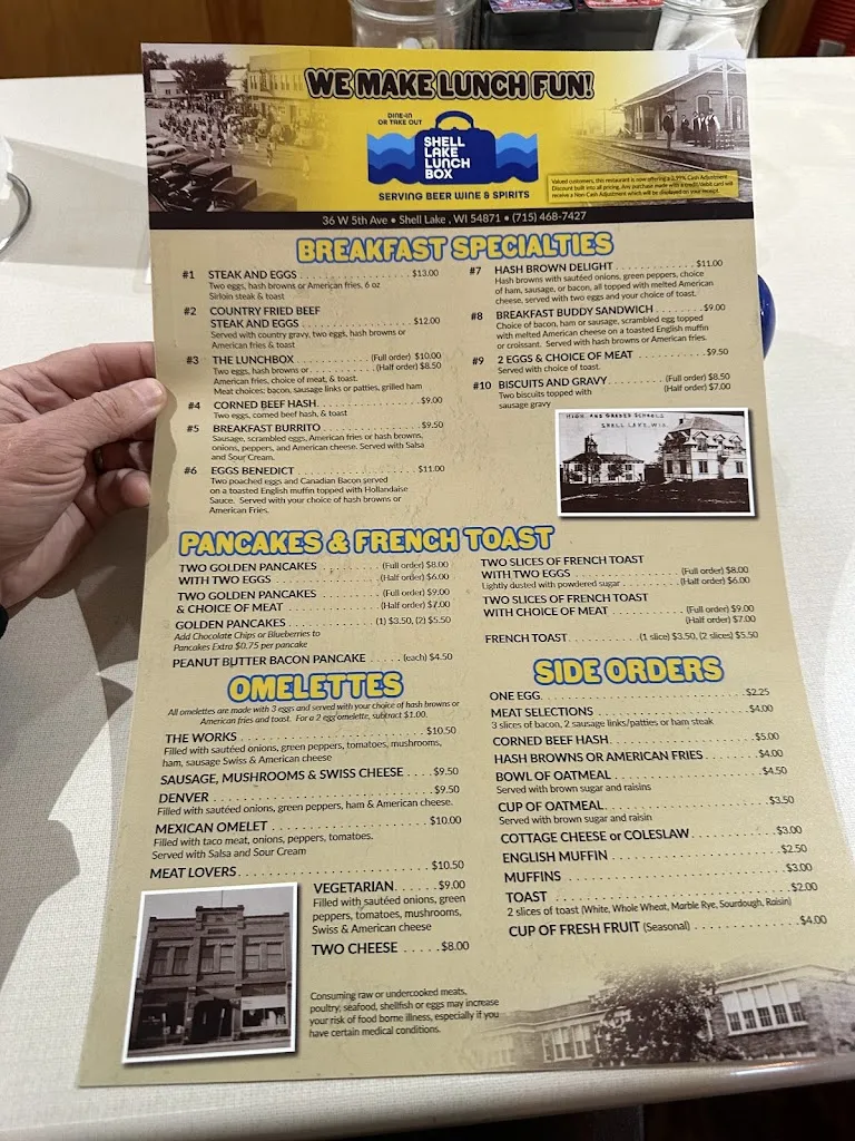 Menu_Shell lake lunchbox_Shell Lake, WI_image_old_1