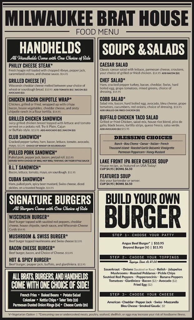 Menu_Milwaukee Brat House_Shorewood, WI_image_old_1